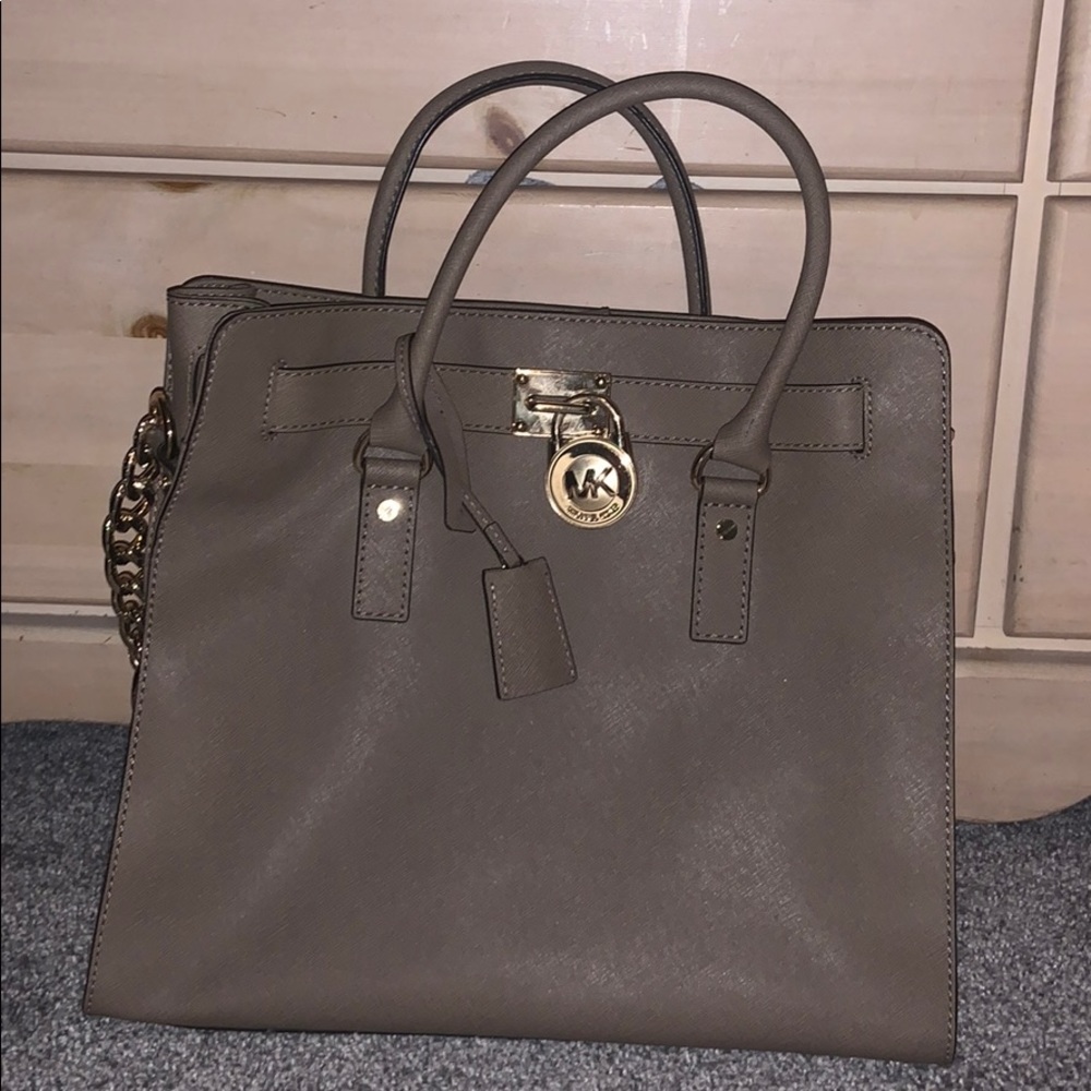 Michael Kors Hamilton Saffiano leather satchel